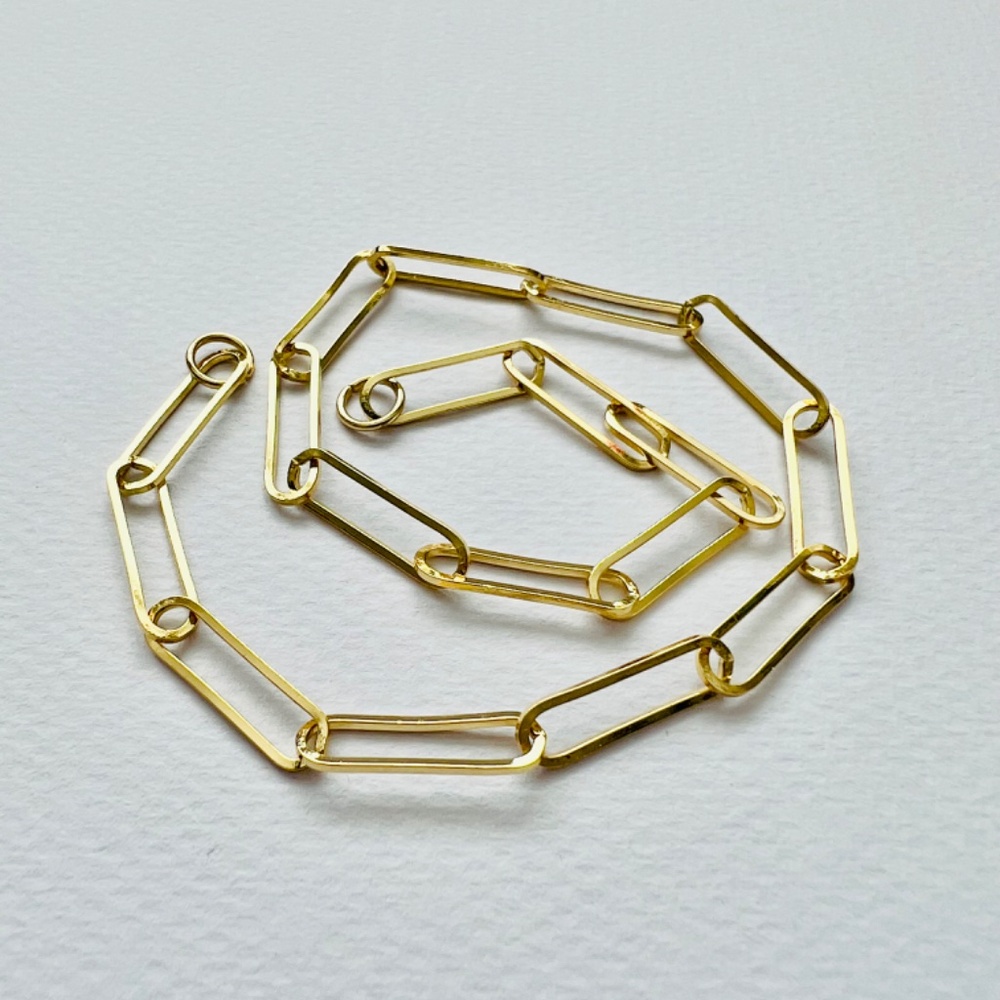 1x Custom Minimalist choker carabiner paperclip chain necklace 16” - Picture 13 of 15